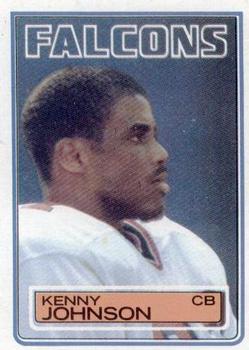 #20 Kenny Johnson - Atlanta Falcons - 1983 Topps Football