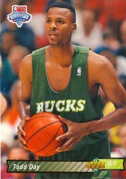 #20 Todd Day - Milwaukee Bucks - 1992-93 Upper Deck Basketball
