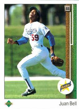 #20 Juan Bell - Los Angeles Dodgers - 1989 Upper Deck Baseball