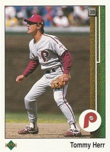 #720 Tommy Herr - Philadelphia Phillies - 1989 Upper Deck Baseball