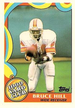 #20 Bruce Hill - Tampa Bay Buccaneers - 1989 Topps Football - 1000 Yard Club