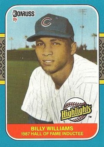 #20 Billy Williams - Chicago Cubs - 1987 Donruss Highlights Baseball