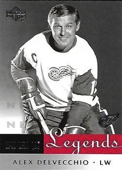 #20 Alex Delvecchio - Detroit Red Wings - 2001-02 Upper Deck Legends Hockey