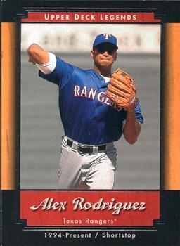 #20 Alex Rodriguez - Texas Rangers - 2001 Upper Deck Legends Baseball