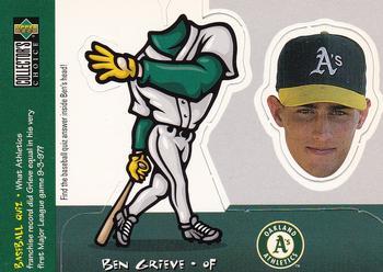 #20 Ben Grieve - Oakland Athletics - 1998 Collector's Choice - Mini Bobbing Heads Baseball