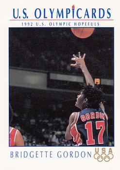 #20 Bridgette Gordon - USA - 1992 Impel U.S. Olympic Hopefuls