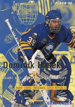 #20 Dominik Hasek - Buffalo Sabres - 1994-95 Fleer Hockey