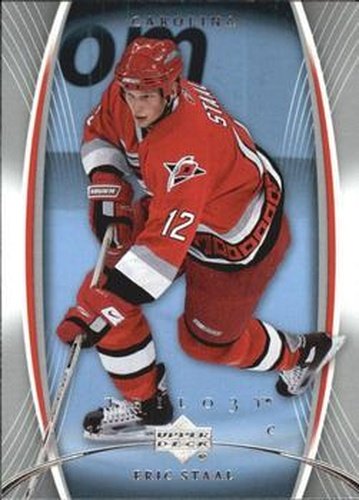 #20 Eric Staal - Carolina Hurricanes - 2007-08 Upper Deck Trilogy Hockey