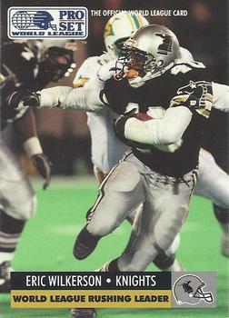 #20 Eric Wilkerson - NY NJ Knights - 1991 Pro Set WLAF Football