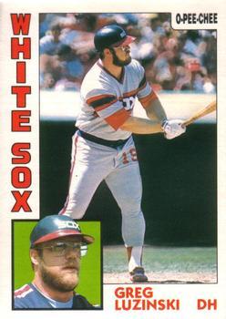 #20 Greg Luzinski - Chicago White Sox - 1984 O-Pee-Chee Baseball
