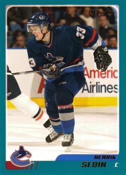 #20 Henrik Sedin - Vancouver Canucks - 2003-04 O-Pee-Chee Hockey