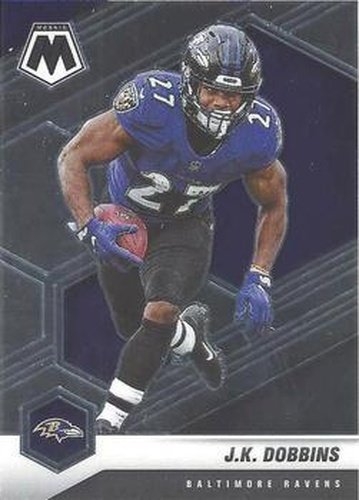 #20 J.K. Dobbins - Baltimore Ravens - 2021 Panini Mosaic Football