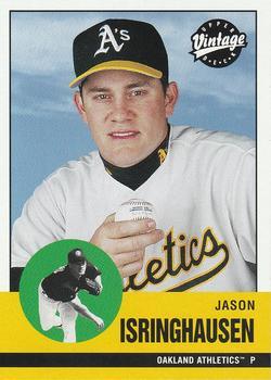 #20 Jason Isringhausen - Oakland Athletics - 2001 Upper Deck Vintage Baseball