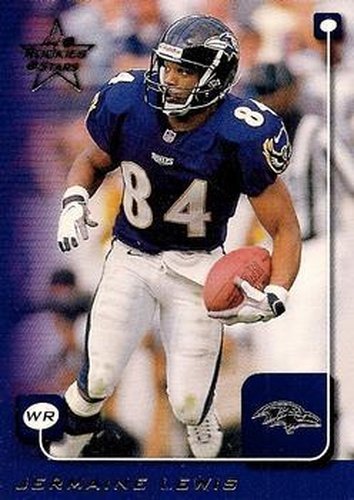 #20 Jermaine Lewis - Baltimore Ravens - 1999 Leaf Rookies & Stars Football