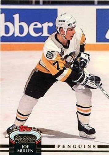 #20 Joe Mullen - Pittsburgh Penguins - 1992-93 Stadium Club Hockey