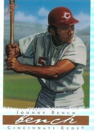 #20 Johnny Bench - Cincinnati Reds - 2003 Topps Gallery Hall of Fame - Artist's Proofs Baseball