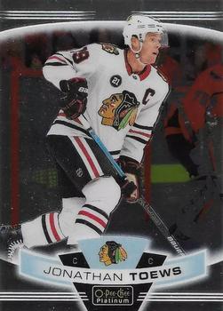 #20 Jonathan Toews - Chicago Blackhawks - 2019-20 O-Pee-Chee Platinum Hockey