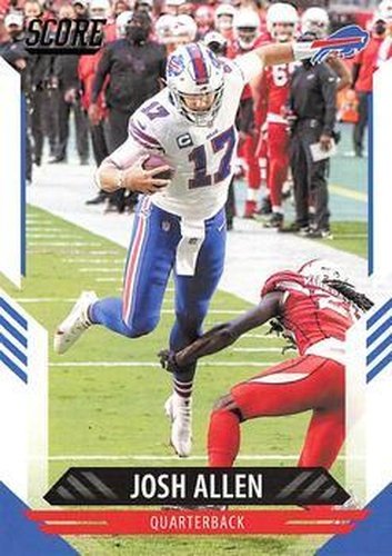 #20 Josh Allen - Buffalo Bills - 2021 Score Football