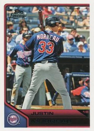 #20 Justin Morneau - Minnesota Twins - 2011 Topps Lineage Baseball