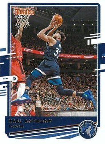 #20 Karl-Anthony Towns - Minnesota Timberwolves - 2020-21 Donruss Basketball