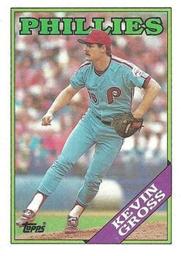 #20 Kevin Gross - Philadelphia Phillies - 1988 Topps Baseball