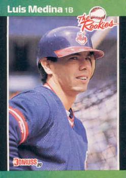 #20 Luis Medina - Cleveland Indians - 1989 Donruss The Rookies Baseball
