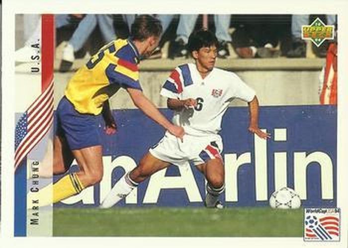 #20 Mark Chung - USA - 1994 Upper Deck World Cup Contenders English/Spanish Soccer