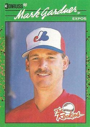 #20 Mark Gardner - Montreal Expos - 1990 Donruss The Rookies Baseball