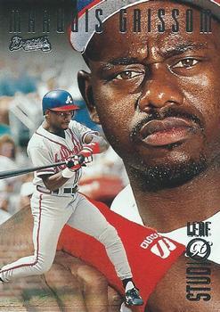 #20 Marquis Grissom - Atlanta Braves - 1996 Studio Baseball