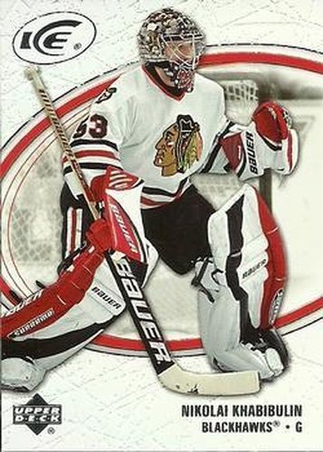 #20 Nikolai Khabibulin - Chicago Blackhawks - 2005-06 Upper Deck Ice Hockey