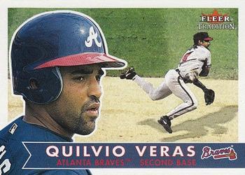 #20 Quilvio Veras - Atlanta Braves - 2001 Fleer Tradition Baseball