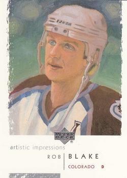#20 Rob Blake - Colorado Avalanche - 2002-03 UD Artistic Impressions Hockey
