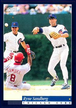 #20 Ryne Sandberg - Chicago Cubs -1994 Score Baseball
