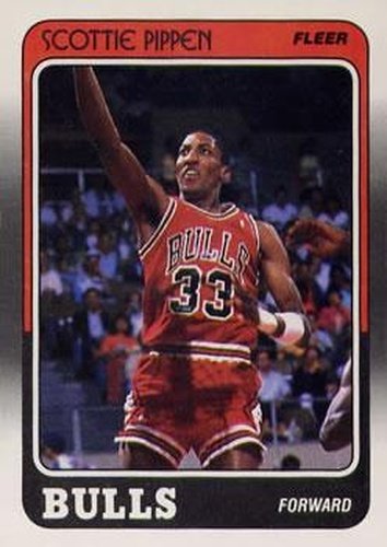 #20 Scottie Pippen - Chicago Bulls - 1988-89 Fleer Basketball