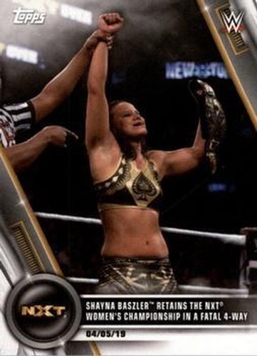#20 Shayna Baszler Retains the NXT Women's Championship in a Fatal 4-Way - 2020 Topps WWE Women's Division Wrestling