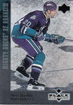 #20 Steve Rucchin - Anaheim Mighty Ducks - 1996-97 Upper Deck Black Diamond Hockey