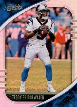 #20 Teddy Bridgewater - Carolina Panthers - 2020 Panini Absolute Football