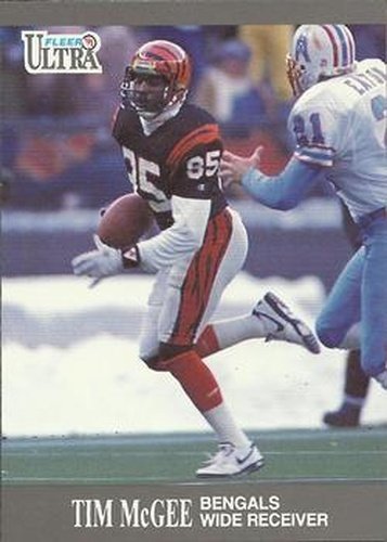 #20 Tim McGee - Cincinnati Bengals - 1991 Ultra Football