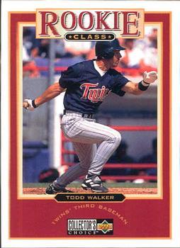 #20 Todd Walker - Minnesota Twins - 1997 Collector's Choice Baseball