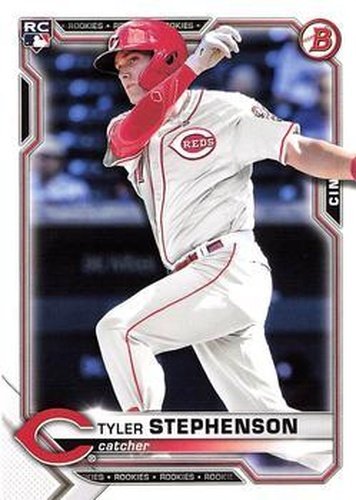 #20 Tyler Stephenson - Cincinnati Reds - 2021 Bowman Baseball