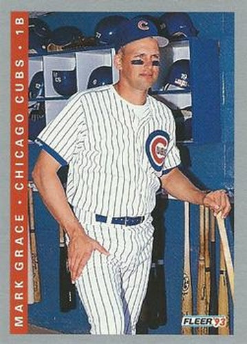 #20 Mark Grace - Chicago Cubs - 1993 Fleer Baseball