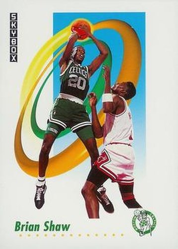 #20 Brian Shaw - Boston Celtics - 1991-92 SkyBox Basketball