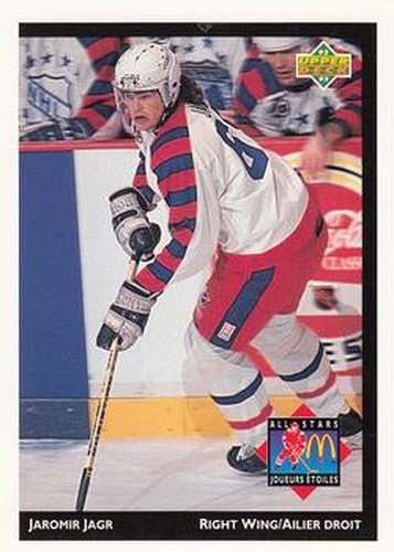 #McD-20 Jaromir Jagr - Pittsburgh Penguins - 1992-93 Upper Deck McDonald's All-Stars Hockey