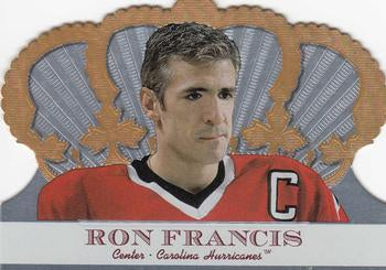 #20 Ron Francis - Carolina Hurricanes - 2000-01 Pacific Crown Royale Hockey