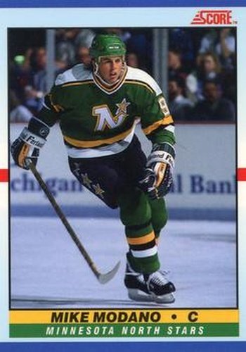 #20 Mike Modano - Minnesota North Stars - 1990-91 Score Young Superstars Hockey