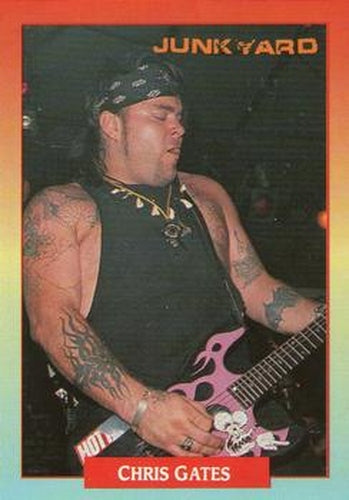 #20 Chris Gates - 1991 Brockum Rock Cards
