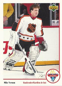 #Mc-20 Mike Vernon - Calgary Flames - 1991-92 Upper Deck McDonald's All-Stars Hockey