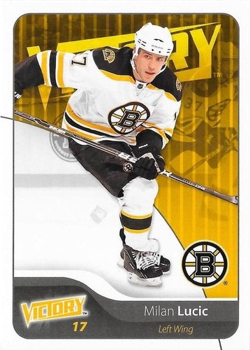 #20 Milan Lucic - Boston Bruins - 2011-12 Upper Deck Victory Hockey