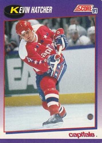 #20 Kevin Hatcher - Washington Capitals - 1991-92 Score American Hockey