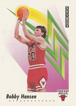 #620 Bobby Hansen - Chicago Bulls - 1991-92 SkyBox Basketball